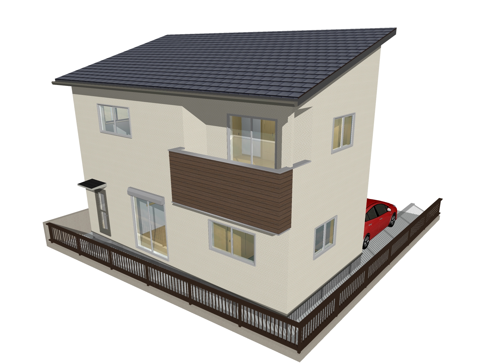 完成外観イメージ画像(※実際の建物と異なる場合があります。)